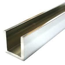 aluminium u channel for 6mm glass